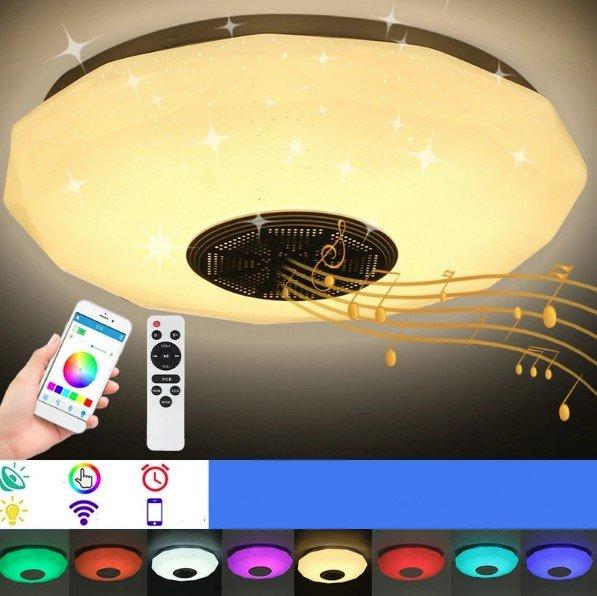 LED plafonjera 22 cm sa Bluetooth zvučnikom