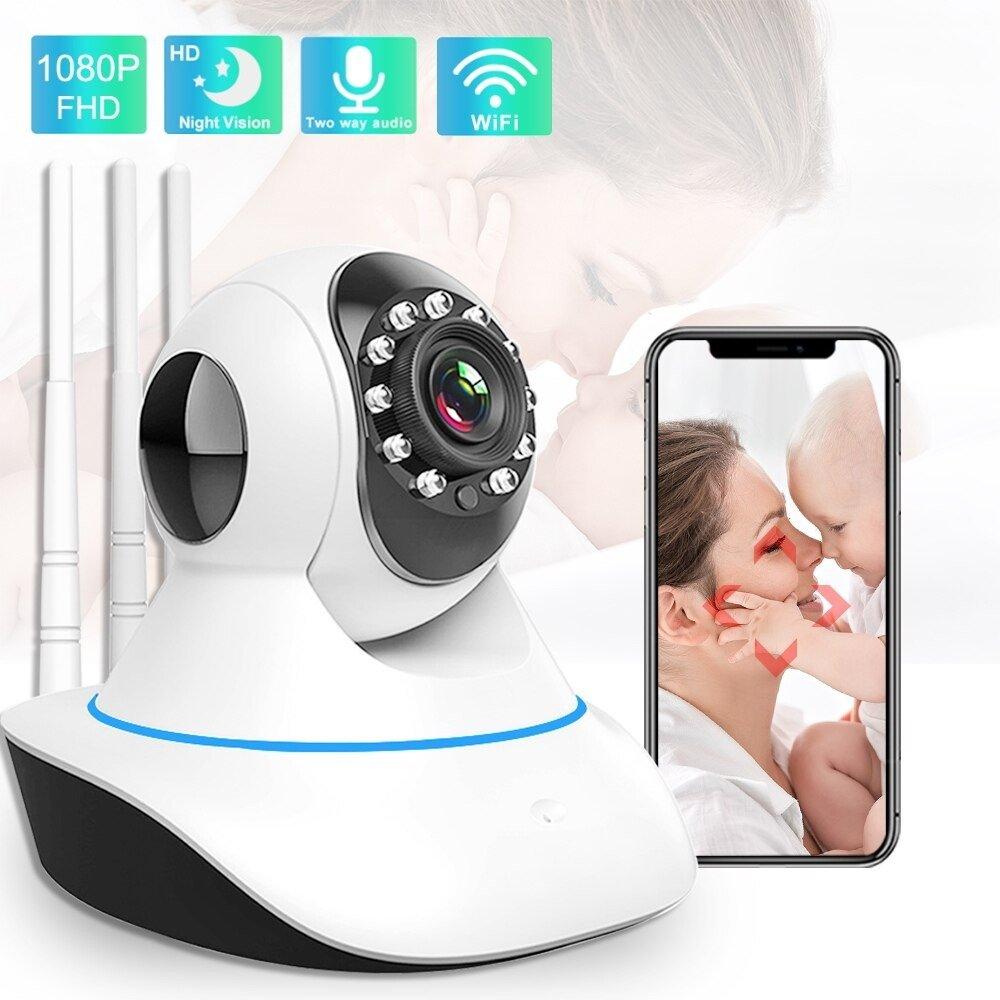 WiFi IP kamera 1080p sa dvosmernim audiom i SD slotom