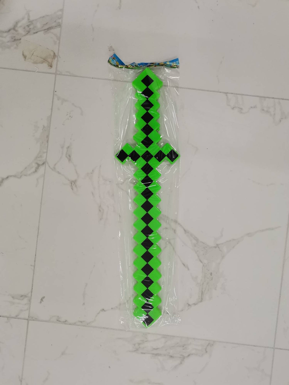 Minecraft mač igračka 60 cm, zeleni, sa zvukom