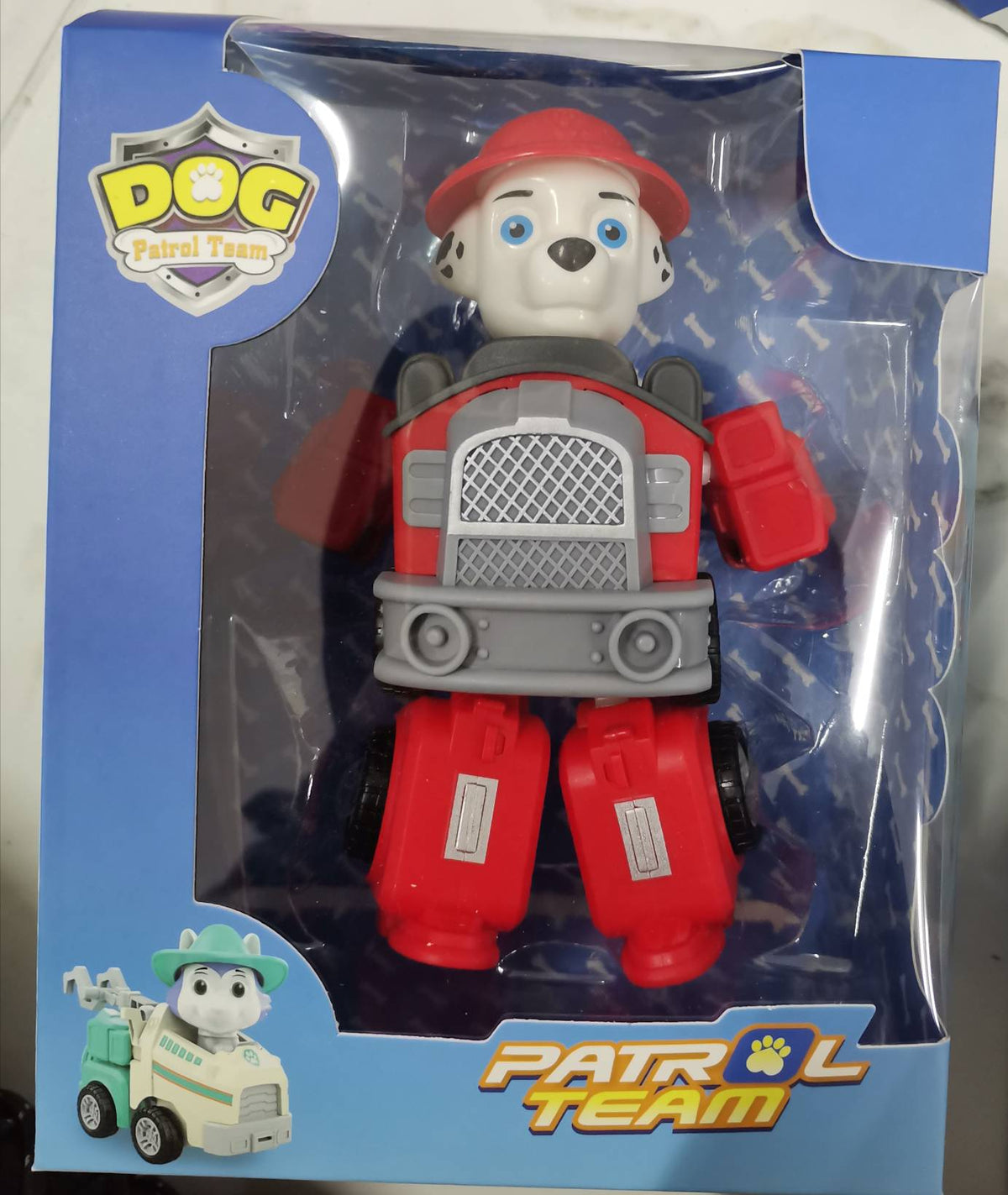 Patrolne šape Maršal, transformers figura do 15 cm