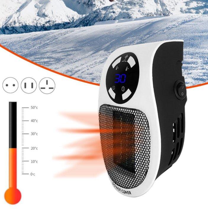 Mini grejalica 500 W sa termostatom i tajmerom