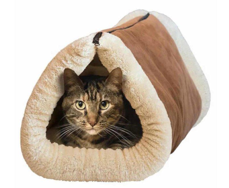 Prostirka tunel za mačke 2 u 1 – 80x50 cm