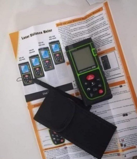 Laserski daljinomer do 40 m sa memorijom merenja