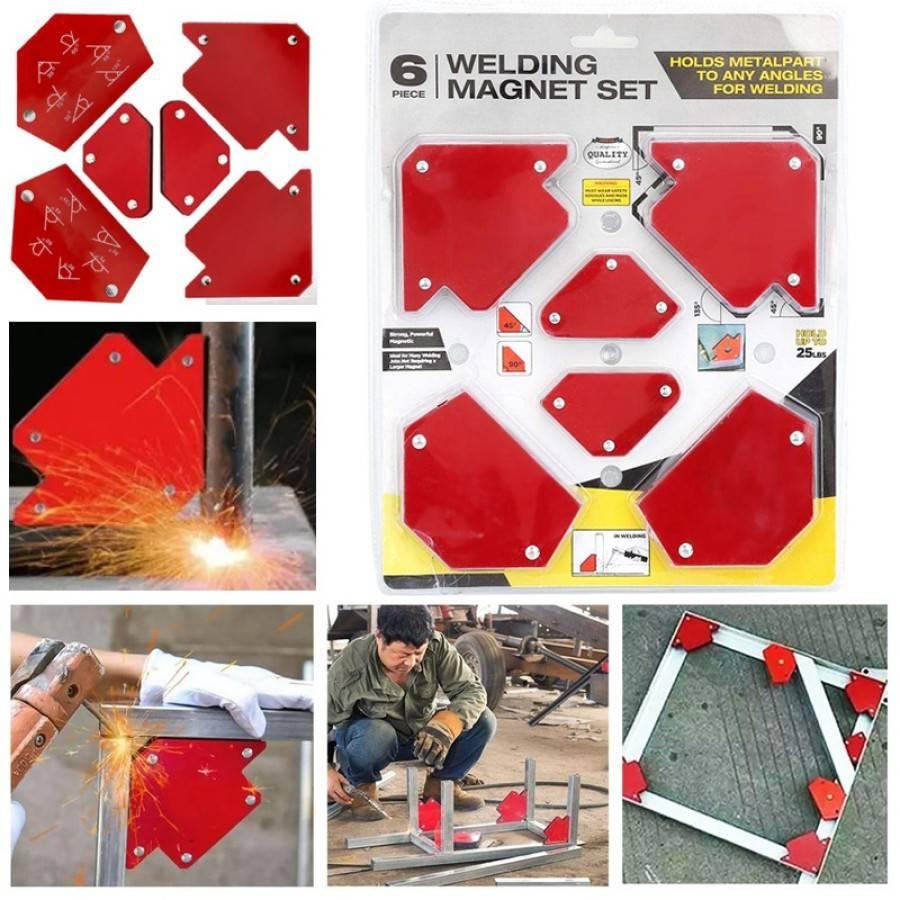 Ugaoni magneti za varenje – set 6 komada