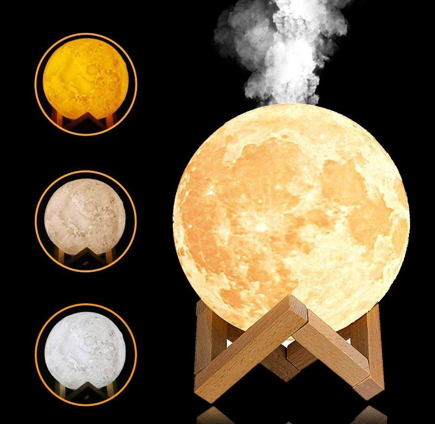 Lampa mesec prečnika 13 cm sa magnetnim postoljem