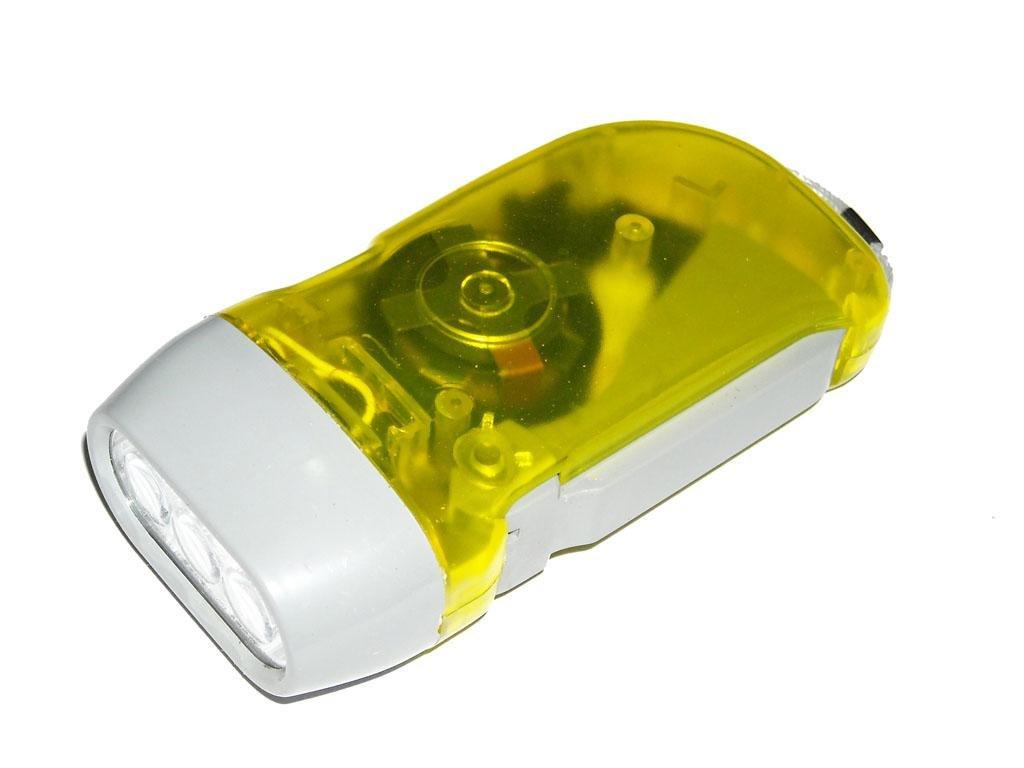 Ručna LED lampa sa dinamom i 3 diode