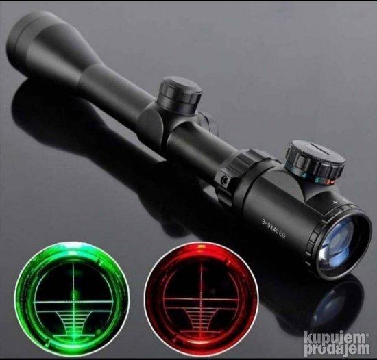 Optički nišan 3-9x40 EG sa nosačima 25,4 mm