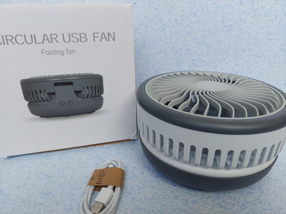Preklopni USB ventilator 19 cm sa 4 brzine i oscilacijom