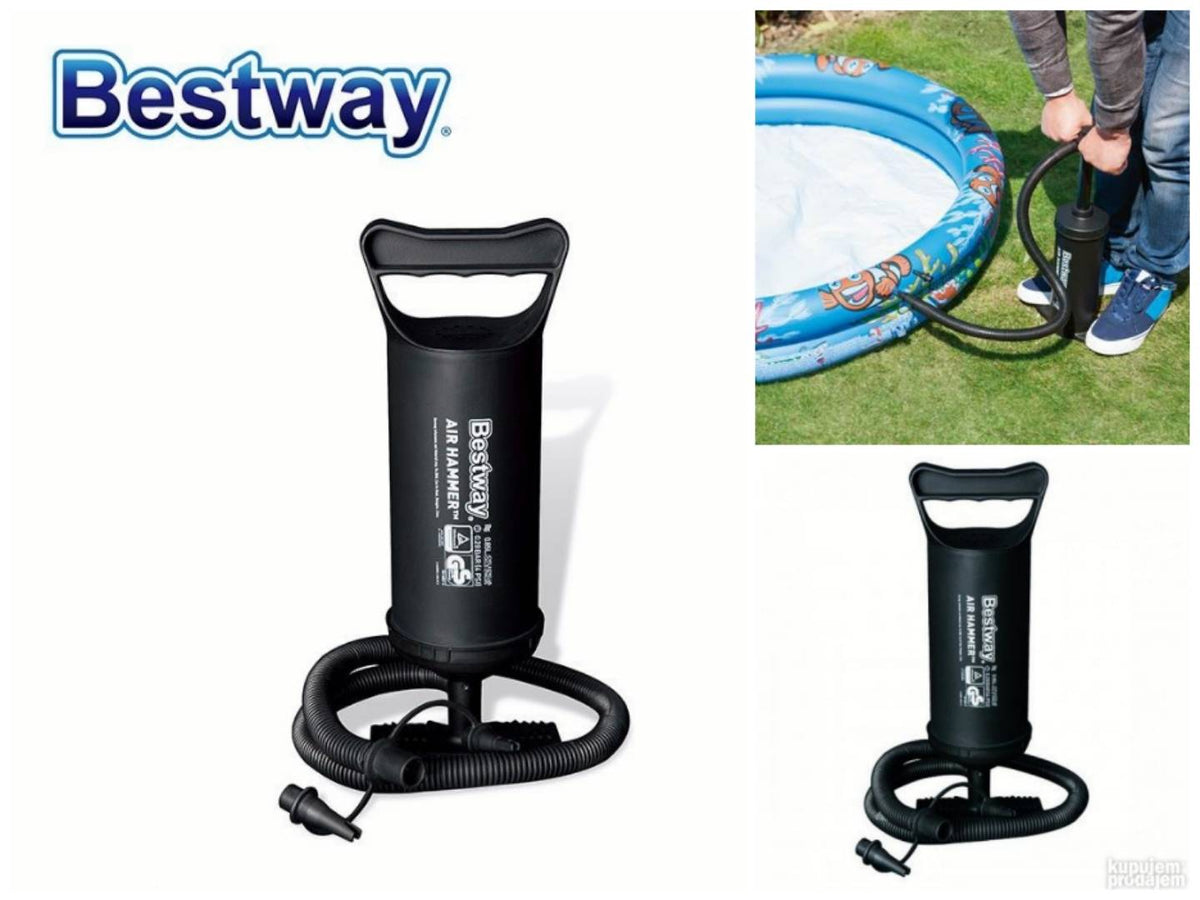 Bestway ručna pumpa za vazduh sa tri nastavka
