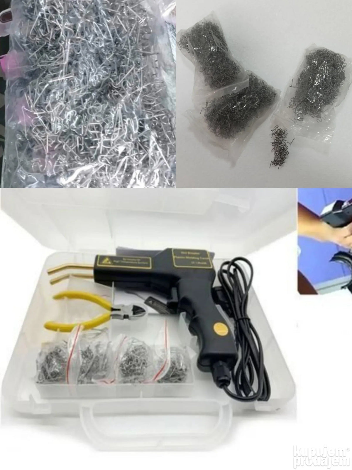 Žice za lemilicu za varenje plastike, krivudavi model