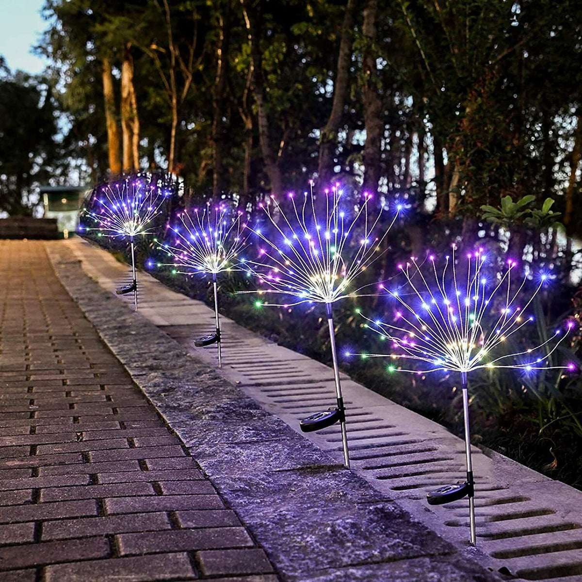 Solarno LED drvo sa 30 bakarnih žica 2 komada