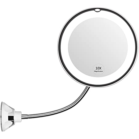 LED ogledalo sa uvećanjem 10x — vakum držač - slika 4