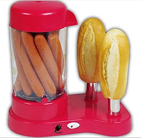 Aparat za hot dog 450 W — 12 virsli i 2 grejača za pecivo - slika 1