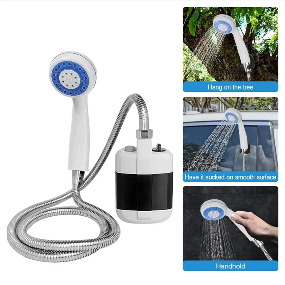 Prenosni punjivi tuš za kampovanje – USB punjenje – slika 7