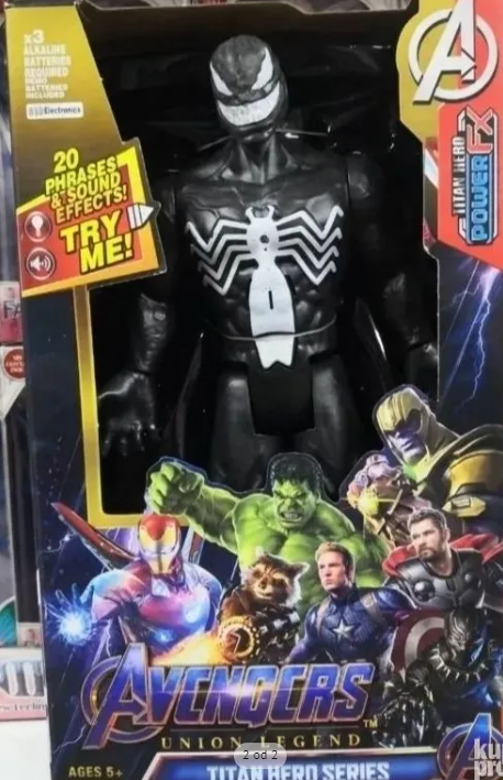 Pokretna figura Venom Titan 30 cm sa zvučnim efektima