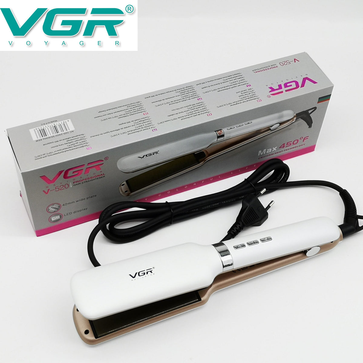 Pegla za kosu VGR V-520 za ravnu frizuru