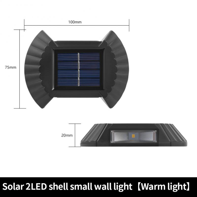 Solarna zidna lampa za fasadu i terasu - slika 4