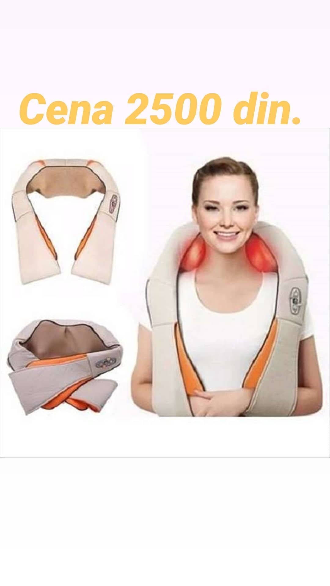 Shiatsu masažer za vrat, leđa i ramena