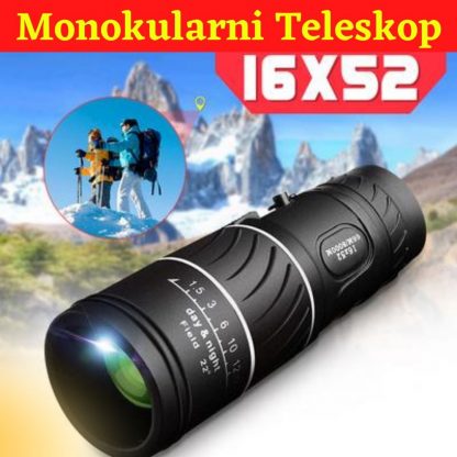 Monokularni durbin sa uveličanjem 16x i gumenim oklopom