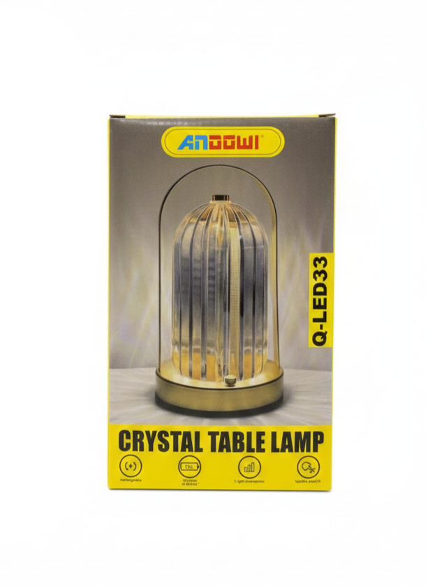 Kristalna Stona Lampa sa LED Osvetljenjem