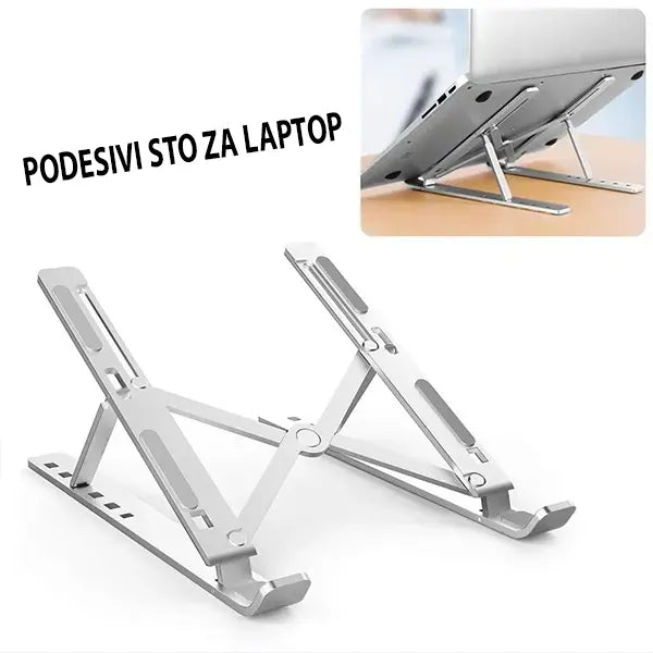 Podesivi stalak za laptop Z21 od aluminijuma, 6 pozicija