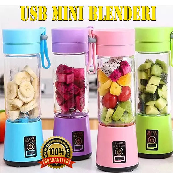 Punjivi USB mini blender 380 ml za smutije i šejkove