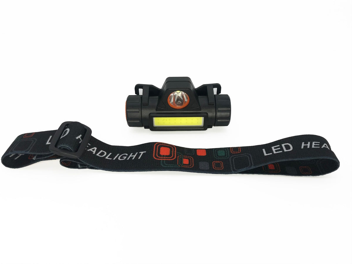 LED lampa za glavu sa elastičnim trakama, USB punjenje