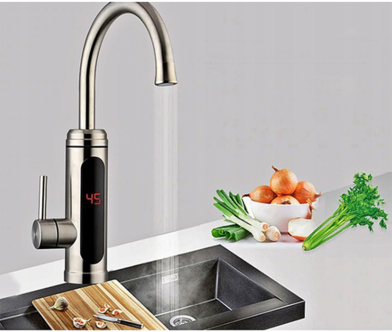 Inox protočna česma sa grejačem 3000 W