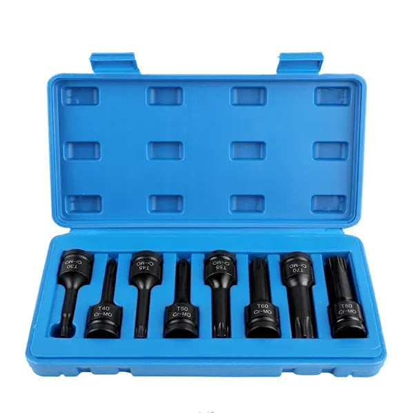Set Torx bitova, 8 komada, od T30 do T80