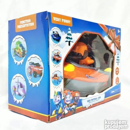 Vozilo igračka narandžasto sa zvukom i potezom