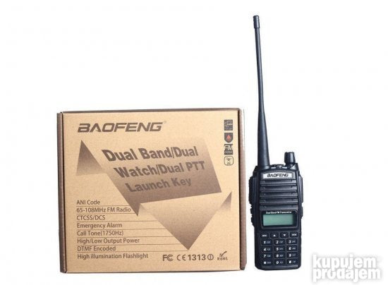 Radio stanica Baofeng UV-82, dva opsega i 128 kanala