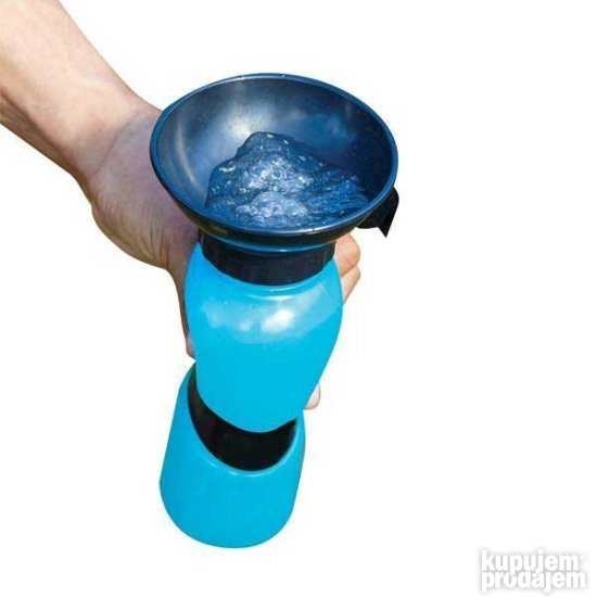 Flašica za pse sa levkastom posudom – 530 ml – slika 3