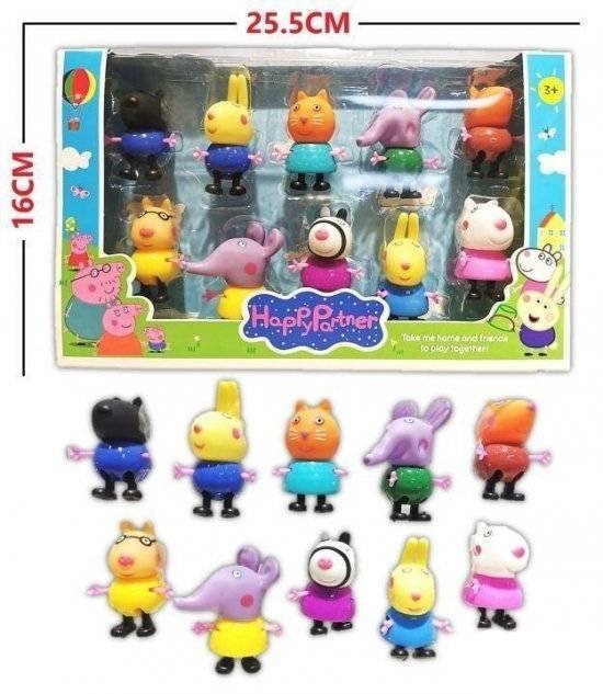 Set od 10 figurica sa pokretnim rukama i nogama