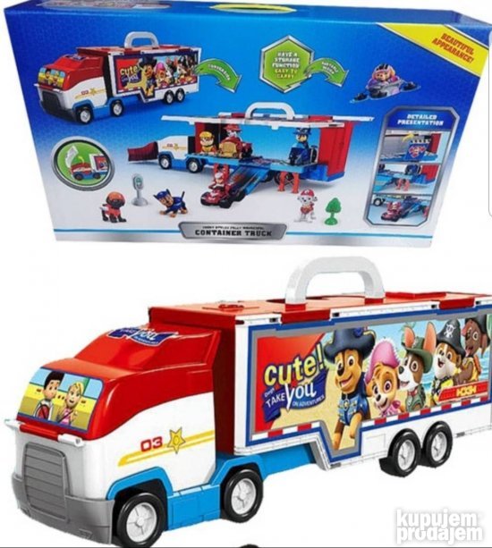 Kamper kamion igračka 39 cm sa 7 figura – slika 2