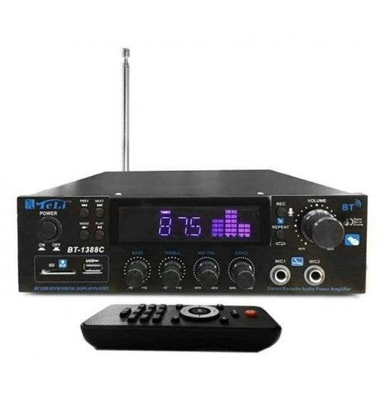 Bluetooth pojačalo BT-1388C sa podešavanjem basa