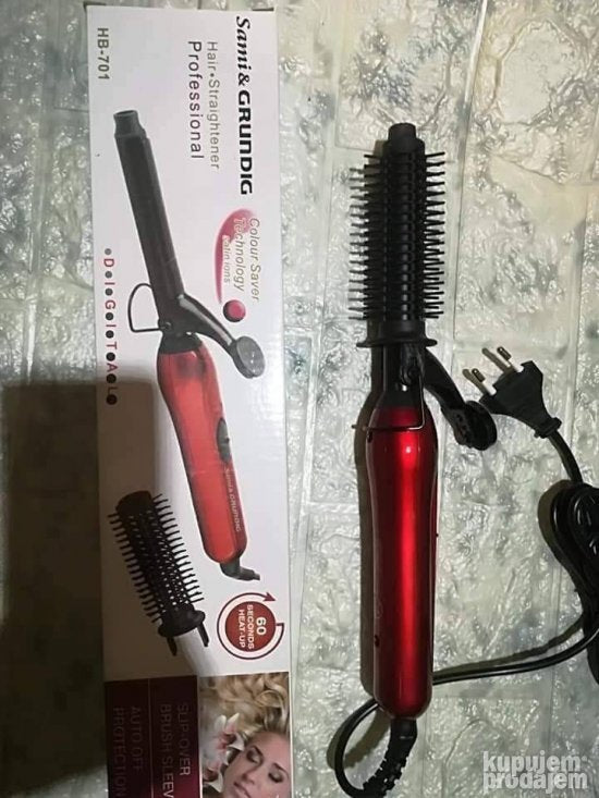 Uvijač za kosu 2u1 sa četkom za feniranje