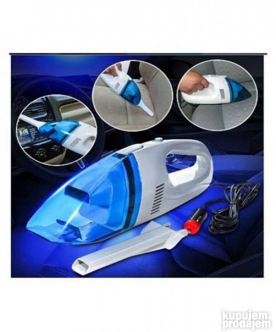Ručni usisivač za auto 12 V, snage 60 W