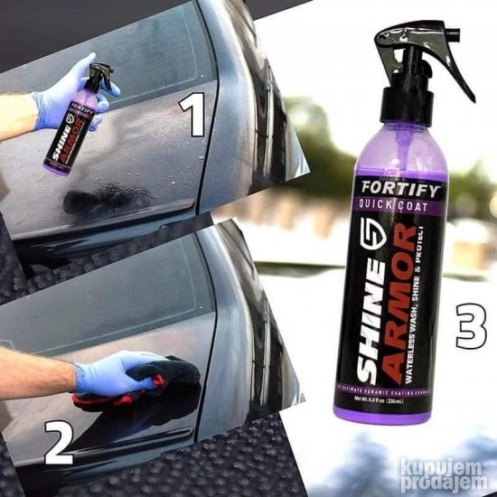 Keramički sprej za pranje i poliranje auta 3 u 1