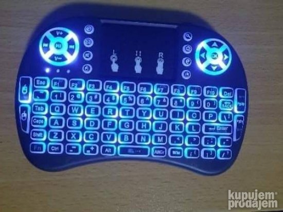 Bežična mini tastatura sa touchpadom i LED osvetljenjem