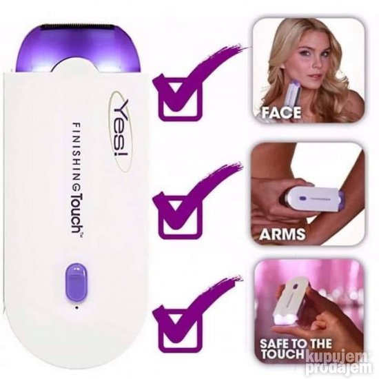 Ženski električni brijač sa dva nastavka i USB punjenjem