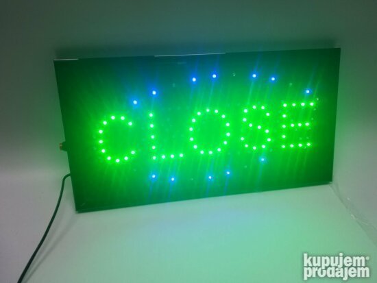 LED natpis otvoreno zatvoreno 48x25 cm
