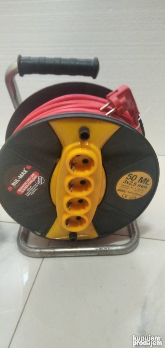 Produžni kabl motalica 3x2,5 mm²
