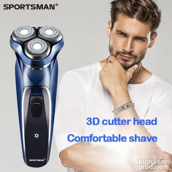 Punjivi brijač Sportsman SM-537 sa 3D glavom