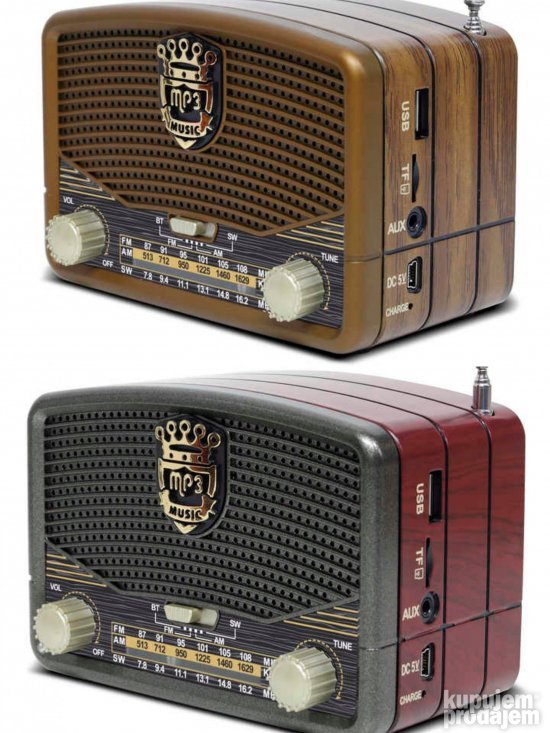 Retro radio MK-619BT sa Bluetooth vezom i USB ulazom