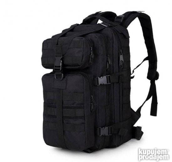 Taktički ranac 30 l sa MOLLE trakama – crni i zeleni