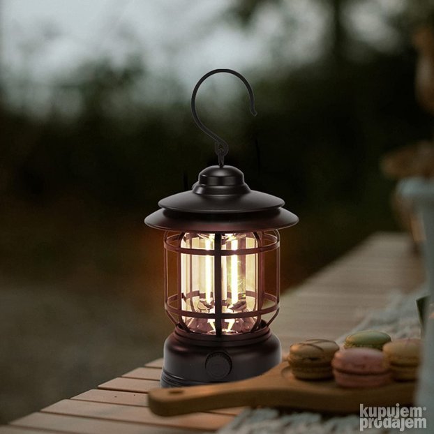 Punjiva kamp lampa retro dizajna 110x235 mm – slika 7