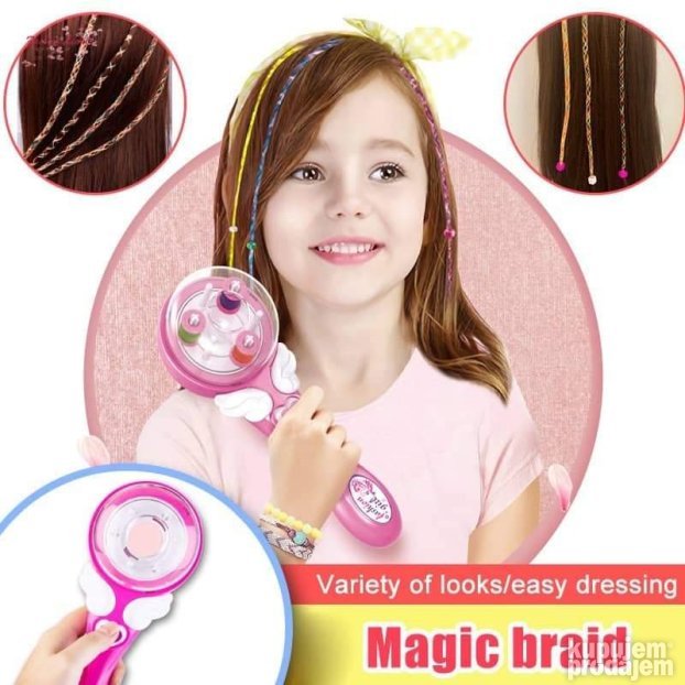 Aparat za pletenje kikica na baterije, sa nastavcima