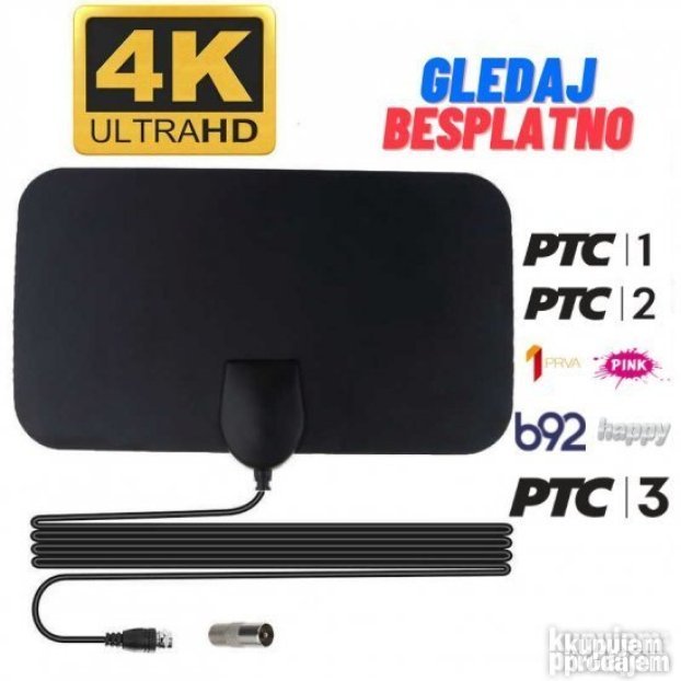 Digitalna TV antena DVB-T2 Full HDTV Antena