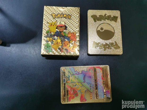 Kolekcionarske karte zlatni set – 55 komada