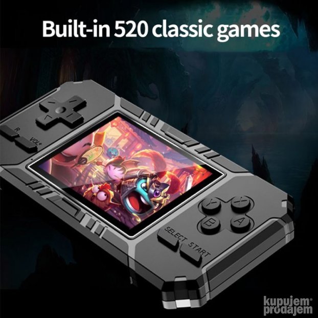 Ručna konzola S8 sa baterijom 1020 mAh i TV izlazom